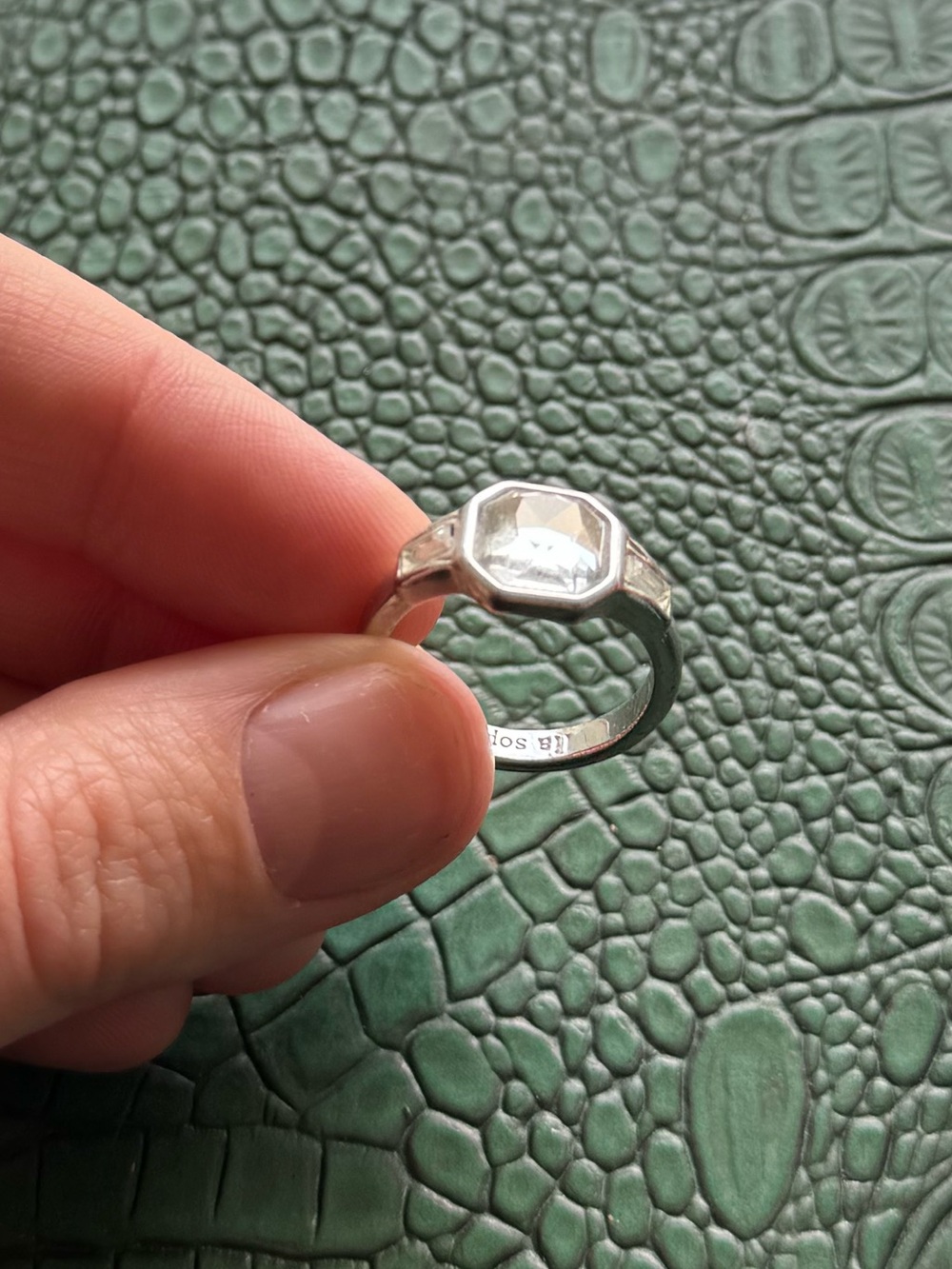 Silver Art Deco Ring